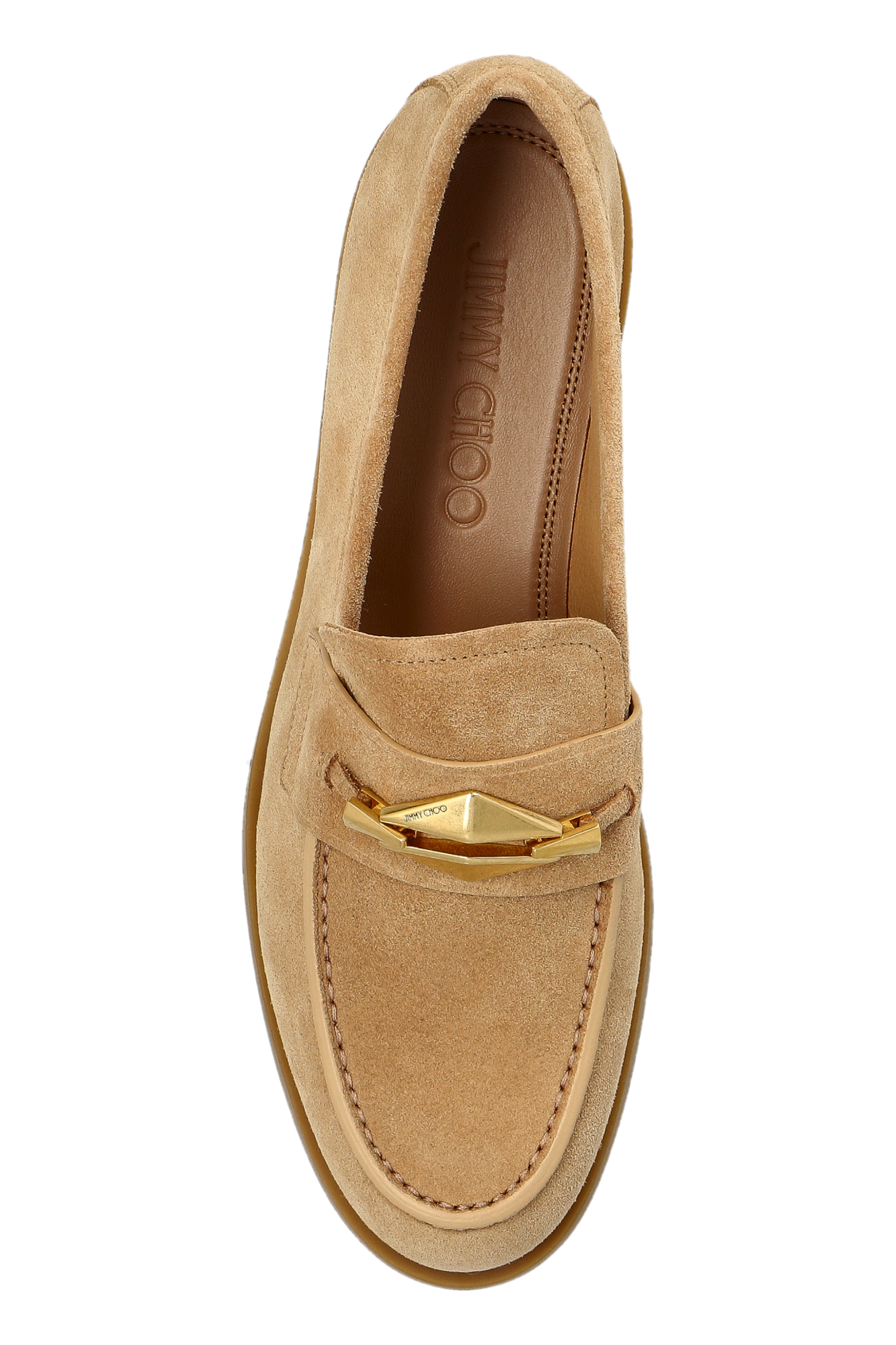 Beige Suede shoes Maddie type loafers Jimmy Choo - Vitkac AS